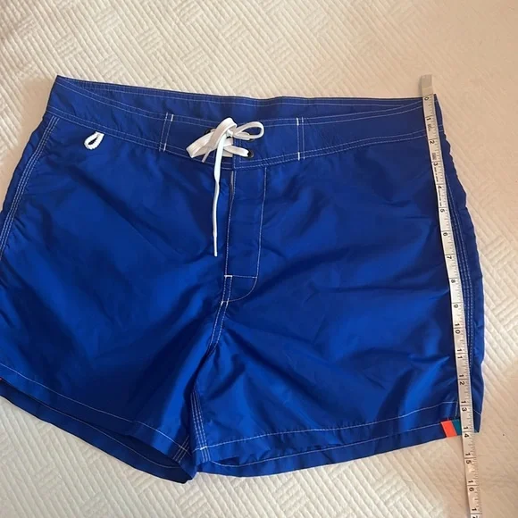 Sundek Iconic Taffeta Fixed Waist Swim Shorts Trunks. Size 32. - Picture 8 of 9